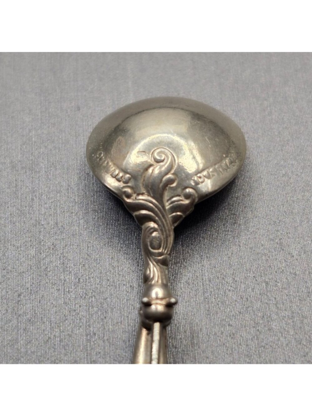 Vintage Wallace Sterling Silver Spoon Brooch Romance Of The Sea Pin Miniature - Picture 4 of 9